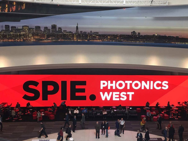 Anuncio de la exposición Photonics West 2020
