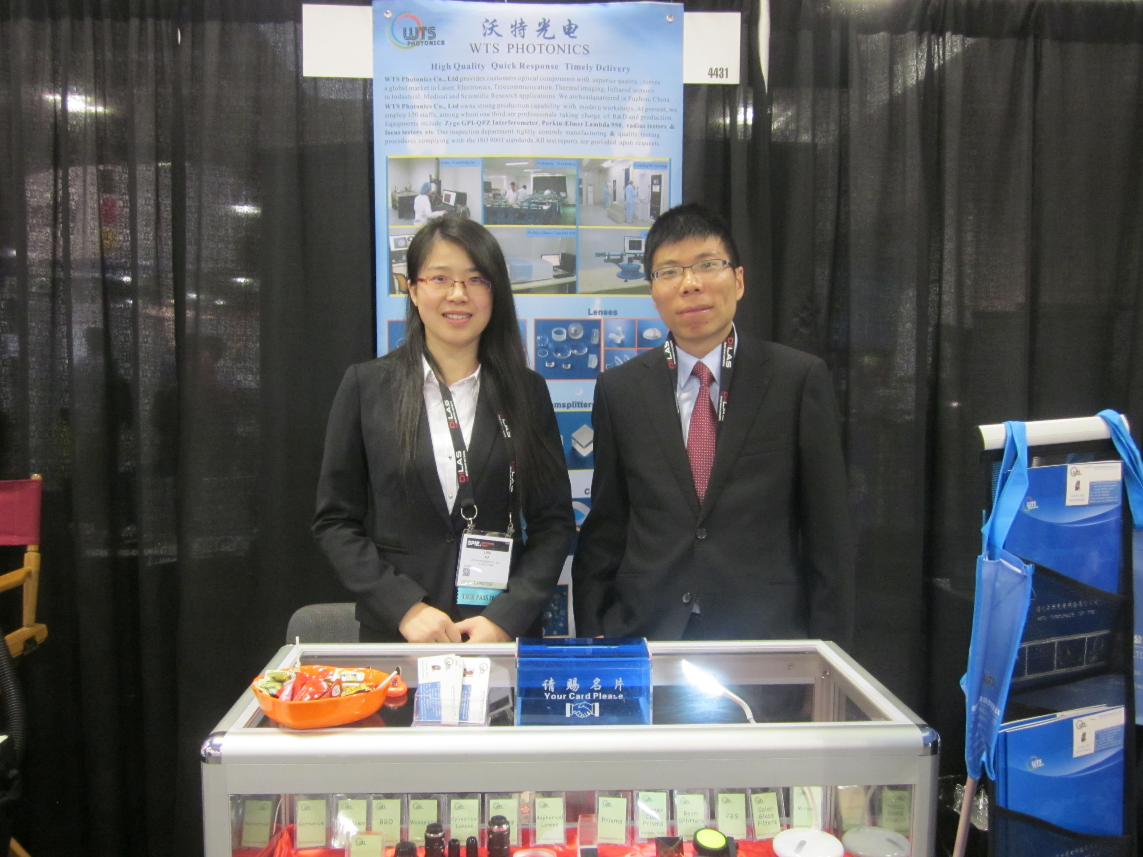 WTS Photonics ha participado con éxito en PHOTONIS WEST 2016